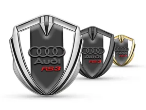Audi Emblema Silicone Badge Disegno High-End Look Drift